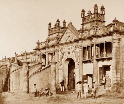 Une porte menant au Kaiserbagh, Lucknow - Felice Beato